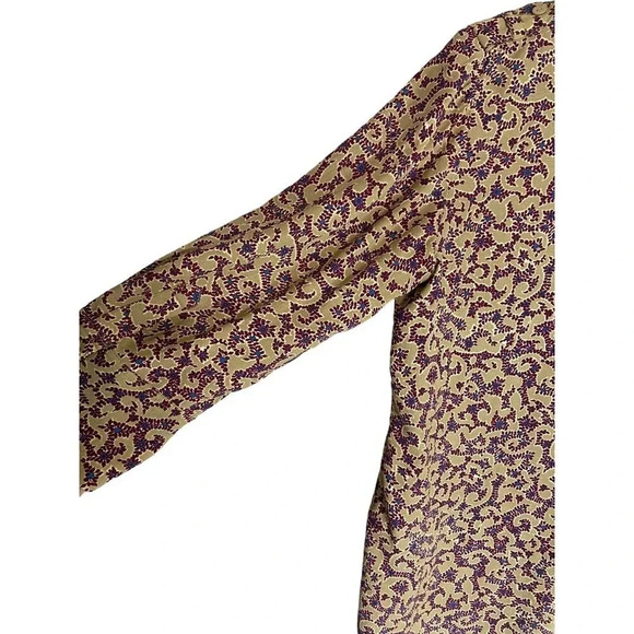 ba&sh Catty Quarter Sleeve Drapey Blouse-sz XS - Picture 7 of 13